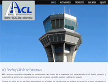 Tablet Screenshot of acl-estructuras.com